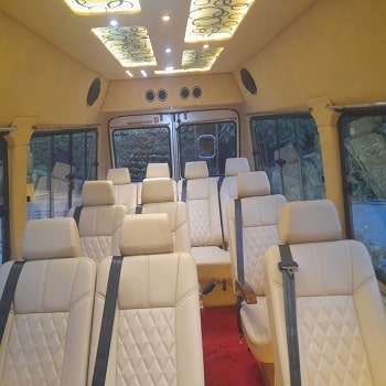 8 Seater luxury Tempo Traveller Bangalore